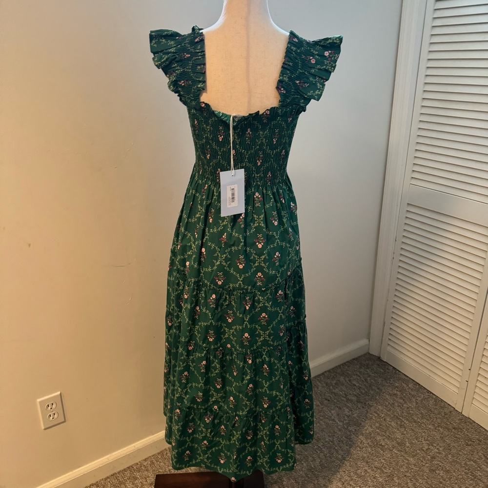 Hill House Green Floral Maxi Dress - Picture 6 of 9